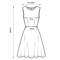 Vestido halter de color sólido para mujer, agradable para la piel, mano de obra fina, niña, mujer, amante, novia - details 7
