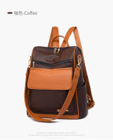 Mochila de cuero blanco y amarillo para mujer, bolsa de trabajo suave y sencilla, con correa para el hombro, informal, de viaje - details 25