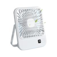 Mini aire acondicionado para dormitorio de Estudiantes, Pequeño ventilador, recargable, portátil, ultrafino, Pantalla digital, multimio - details 0