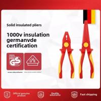 Mini alicates de plástico para manualidades, alicates de corte de alambre multiusos, alicates aislados de punta fina de alto voltaje de 1000V para abalorios - details 3