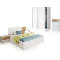 Armario Reversible Nitza Blanco Artik y Natur Medidas 190cm x 187cm x 40cm - details 10