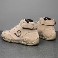 Zapatillas de deporte para hombre, botas cortas de felpa para deportes de senderismo al aire libre, zapatos informales de fondo suave para hombre, zapatos cómodos de marca originales - details 23