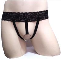 Tanga ENCE transparente para hombre, sin espalda, ropa interior sexy sólida para disparar BO, ropa interior gay - details 0