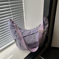 Bolso cruzado Hobos de Color sólido a la moda, bolso de hombro informal de alta capacidad, bolso de viaje ligero Simple para ir al trabajo - details 1