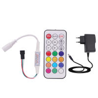 Tira de luces LED RGB de 5M, 10M, WS2811, controlador RF WS2812B de 21 teclas, SMD5050, 18LED/m, direccionable individualmente, luz de píxel a todo Color - details 3