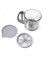 WALFOS tamiz semiautomático para harina tamiz de cacao en polvo de plástico de mano filtro de harina utensilios de Cocina novedos herramientas para hornear - details 10