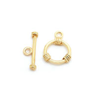 Anillo redondo de latón de Color dorado de 18K, cierre de palanca circular O, cierres de conexión para pulsera, suministros para fabricación de joyas, accesorios Diy - details 86