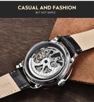 Reloj de Lujo de Negocios PAGANI DIZAINE Reloj Mecánico Automático Diseño de Esqueleto de Cuero - details 7