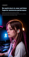 Original QKZ Hi6T auriculares dinámicos Hi-Res de alta fidelidad estéreo auriculares de música envolvente con micrófono en la oreja juego de deporte en vivo auriculares - details 8