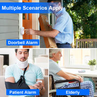 Elecpow Intelligent Wireless Doorbell Outdoor IP65 Waterproof Smart Home Door Bell Chime Kit 39 Music LED Flash Security Alarm - details 3