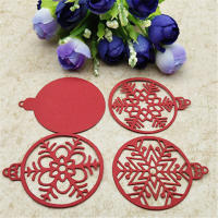 Troqueles de corte de Metal de bola de nieve de campana de Navidad, 4 piezas, álbum de recortes DIY, tarjetas de papel en relieve, plantilla de troquelado, troqueles de Navidad - details 2