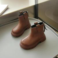 Botas cortas antideslizantes para niñas, zapatos de cuero informales versátiles, suaves, estilo coreano, británicos, Otoño, 2024 - details 4
