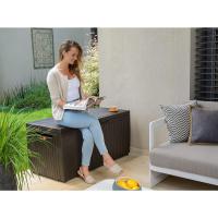 Arcón exterior Baúl de almacenamiento de resina marrón Capacidad de 270L - details 29