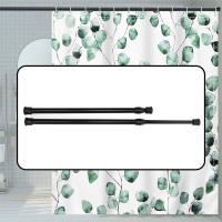 Paquete de barras de armario de tensión, varilla de cortina de resorte para proyectos de bricolaje, ancho extensible, 11,81 a 20 pulgadas (negro), 5 paquetes - details 3