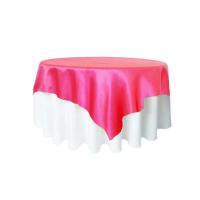 Mantel de Satén con Overlay Paño de Poliéster Lavable para Bodas, Fiestas y Banquetes 90x90“ - details 6