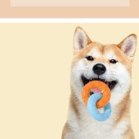 Juguetes para mascotas, nuevos juguetes para perros, anillo doble resistente a las mordeduras, anillo para cachorros, roer dientes, juego de suministros de juguete tpr - details 28