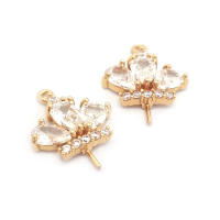 Colgante de Abalorio de Cuentas de Medio Agujero de Oro 18K Material de Metal de China - details 85