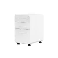 Cajonera de Oficina Móvil de Metal con Ruedas 2 Cajones con Cerradura y Llave para Carta/A4 - details 12