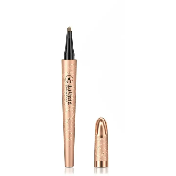 Lapislázuli Cejas Microblading, 4 puntos, Lápiz de Cejas Líquido,Cejas Naturales, Cubre áreas Dispersas, Resistente al Agua - 1
