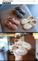 Sandalias de niña Primavera-Verano 2024 Estilo británico Zapatos de playa de cuero - details 20