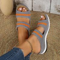 Women Wedge Slide Sandals Open Toe Slip On Arch Support Shoes Casual Outdoor Slides - details 5