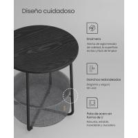Mesa Lateral Redonda Moderna Espaciosa para Sala de Estar, Dormitorio, Mesita de Noche - details 90