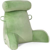 Cojín de lectura XL Almohada cervical extraíble para cama y sofá Almohada lumbar ideal para adultos con espuma viscoelástica Gris - details 36