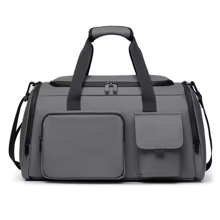 Bandolera para gimnasio, deportes, yoga, bolso corto con separación de ropa seca y húmeda, compartimento independiente para zapatos, bolso Fiess - 1