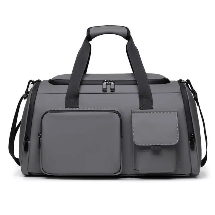 Bandolera para gimnasio, deportes, yoga, bolso corto con separación de ropa seca y húmeda, compartimento independiente para zapatos, bolso Fiess - 1