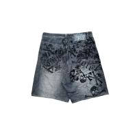 Pantalones Cortos de Denim Góticos Punk Moda Hip-Hop Coreana para Hombres con Estampado de Calavera Personalizado Ropa de Verano para 2022 - details 0