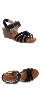 Sandalias de tacón alto con plataforma y suela gruesa, moda 2025, sandalias de playa bohemias con plataforma para mujer - details 7
