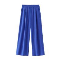 Conjunto de 2 Piezas para Mujer OUWU Pantalones de Pierna Ancha con Bolsillo y Pliegues - details 2
