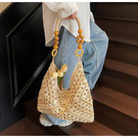 Popular Beach Vacation Nuevo bolso de hombro tejido versátil para mujer, bolso portátil. - details 29