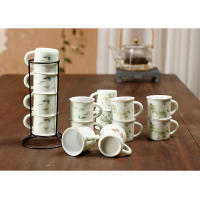 Taza maestra de cerámica de celebridades de Internet, juego de Kung Fu con orejas, tamaño, tazón de té, taza para beber en el hogar - details 0