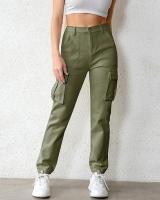 Pantalones Cargo de cintura alta para primavera y otoño con bolsillos Haruku para mujer, novedad en calidad coreana de los años 90 - details 8