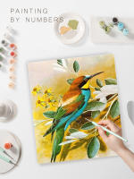 RUOPOTY-pintura acrílica por números para adultos, cuadro de dibujo de animales, Kits de manualidades - details 1