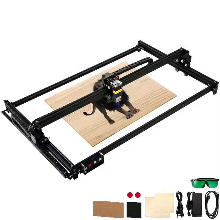 Grabador láser SucceBuy 460x810 mm 6W de escritorio con aleación de aluminio - 1