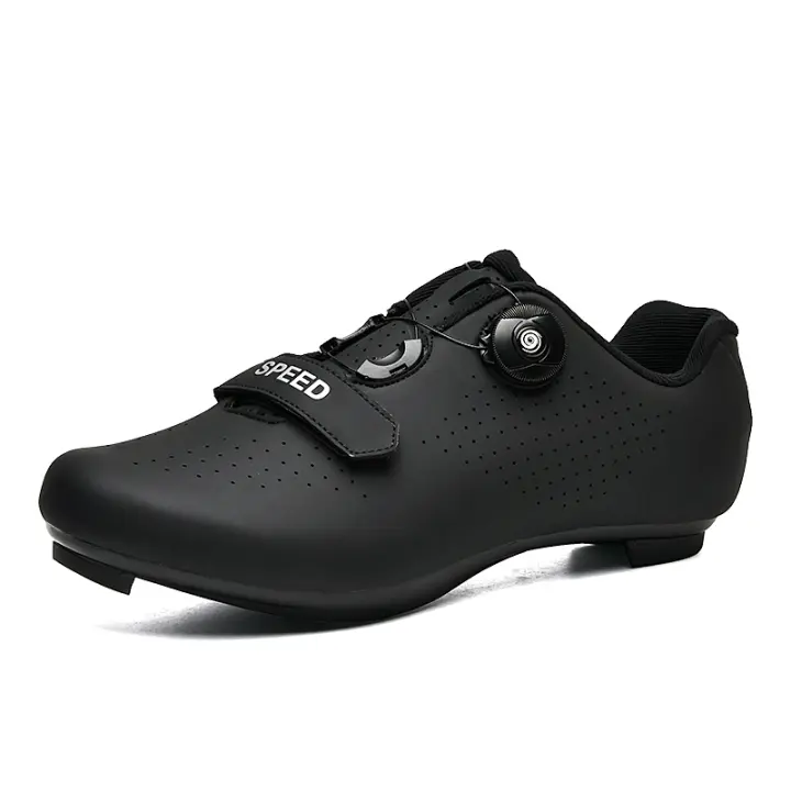 Nuevos zapatos de bicicleta de carretera, zapatillas de ciclismo para hombres, zapatillas de deporte para clítoris de montaña, tacos de ruta, zapatos planos de velocidad para bicicleta de cross, zapatos de Pedal Spd para mujeres - 1