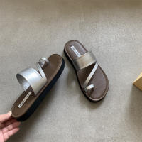 Zapatillas de punta con plataforma casual retro, ropa de verano para mujer, zapatos de playa casuales para vacaciones junto al mar, sandalias hermosas - details 8