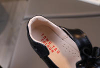 Zapatos de cuero con flores florales para niñas, calzado plano para fiesta, color negro, dulce, princesa - details 16