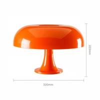 Lámpara de mesa de seta moderna nórdica Original, aplique para dormitorio, mesita de noche, decoración de escritorio, lámpara de escritorio de lectura para Hotel - details 0