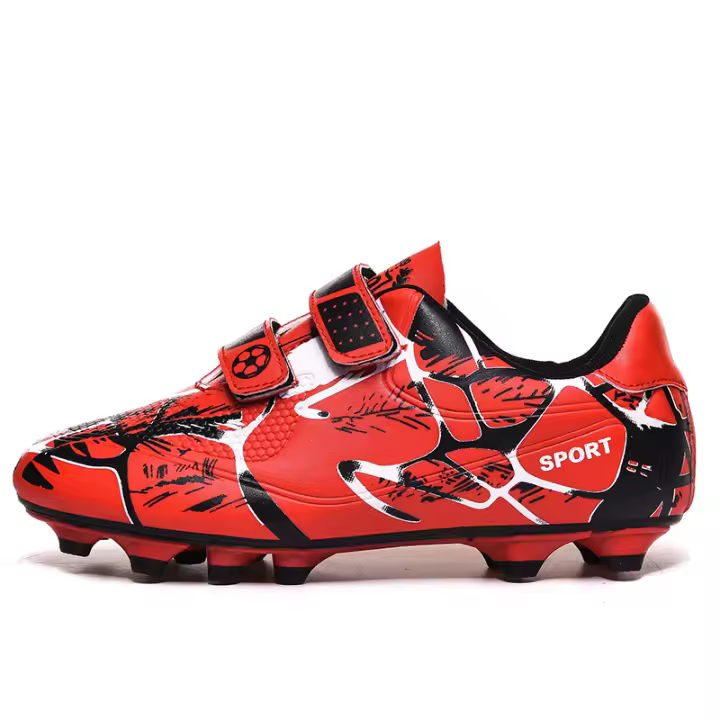 Tacos de fútbol atléticos para niños y niñas, zapatos de fútbol para exteriores e interiores - 1