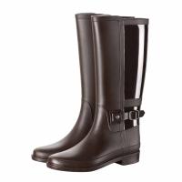 Botas de lluvia impermeables para mujer, zapatos de jardín, botas de goma de PVC, botas antideslizantes hasta la rodilla, botas de pesca - details 7