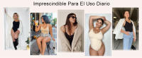 Moldeador de cuerpo para Mujer, Body Reductor de Control Abdominal y Modelado de Línea, ropa moldeadora Invisible Posparto - details 1
