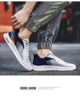 Zapatillas deportivas de punto transpirables para hombre, calzado informal para gimnasio, entrenadores atléticos, trotar al aire libre, Tenis - details 10