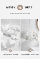 Estante de baño montado en la pared Organizador de cosméticos para el hogar - details 3