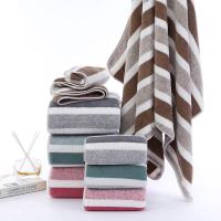 Juego de toallas con patrón de rayas, toalla de mano suave, Toalla de baño, toallas absorbentes de secado rápido para Baño - details 1