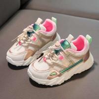 Nuevo estilo, zapatos de moda para hombres y mujeres, deportes negros, tacón rosa, brillante, para correr, blanco, 2025 - details 3