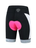 Pantalones cortos de ciclismo con costuras de dos tonos, alta elasticidad y transpirabilidad, pantalones cortos deportivos al aire libre, ropa deportiva para mujeres - details 4