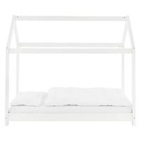 ML-Design ML-257/Kinderbett Hausbett mit Dach 160x80cm Weiß